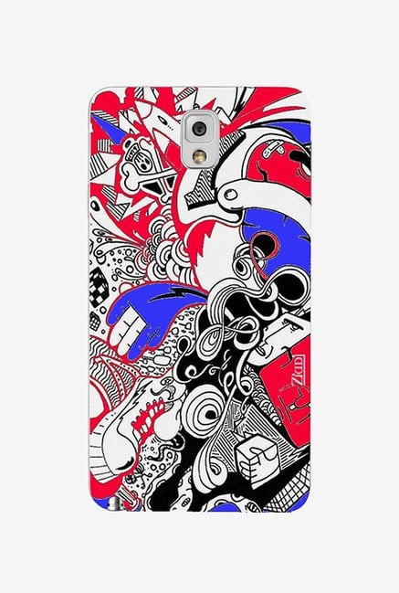 Ziddi BLUERED Hard Back Cover for Galaxy Note 3 (Multi) Ziddi BLUERED Hard Back Cover for Galaxy Note 3 (Multi)