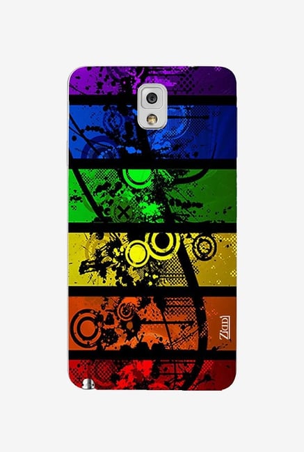 Ziddi COLORSPOTS Hard Back Cover for Galaxy Note 3 (Multi) Ziddi COLORSPOTS Hard Back Cover for Galaxy Note 3 (Multi)