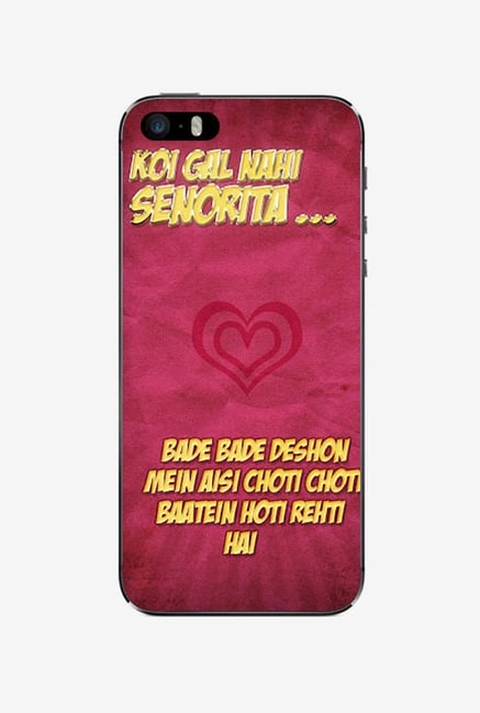 Ziddi DDLJ Hard Back Cover for iPhone 5S (Multi) Ziddi DDLJ Hard Back Cover for iPhone 5S (Multi)