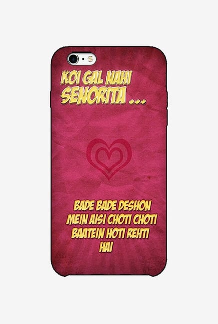 Ziddi DDLJ Hard Back Cover for iPhone 6S (Multi) Ziddi DDLJ Hard Back Cover for iPhone 6S (Multi)