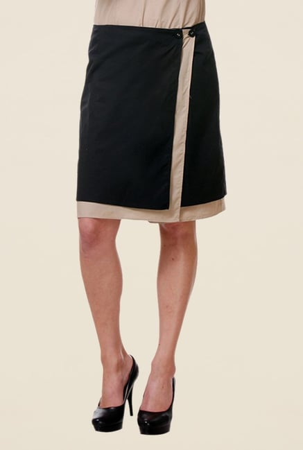 Kaaryah Black Wrap Skirt Kaaryah Black Wrap Skirt
