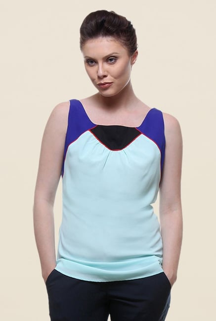 Kaaryah Aqua Solid Top Kaaryah Aqua Solid Top