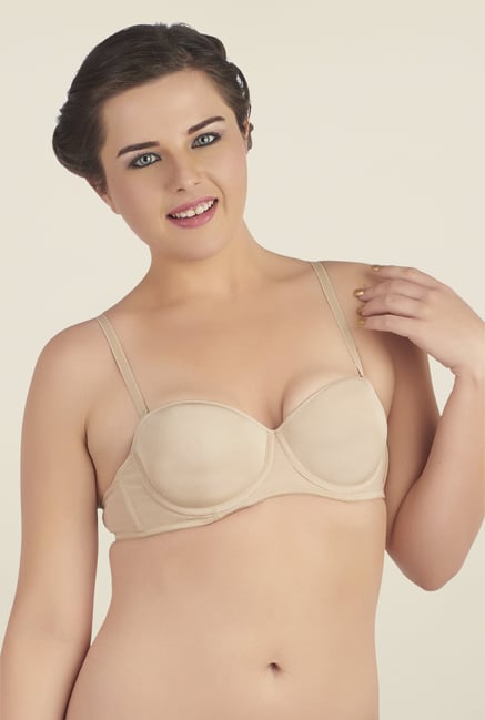 Soie Beige Demi Cup Seamless Bra Soie Beige Demi Cup Seamless Bra