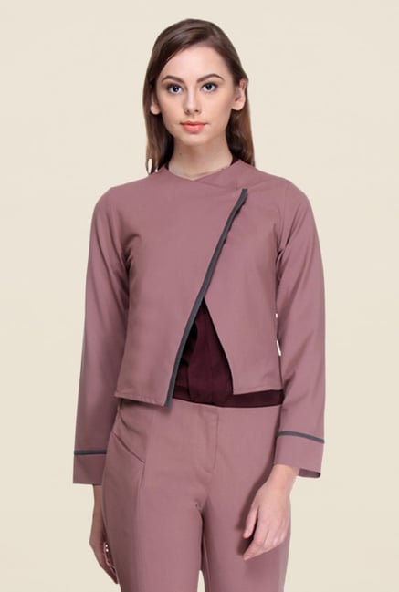Kaaryah Pink Full Sleeves Jacket Kaaryah Pink Full Sleeves Jacket