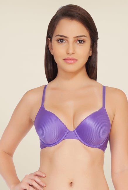 Soie Purple Padded Wired T Shirt Bra Soie Purple Padded Wired T Shirt Bra