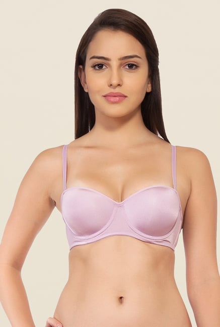 Soie Purple Demi Cup Seamless Bra Soie Purple Demi Cup Seamless Bra
