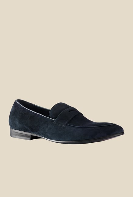 Tresmode Comfy Navy Loafers Tresmode Comfy Navy Loafers