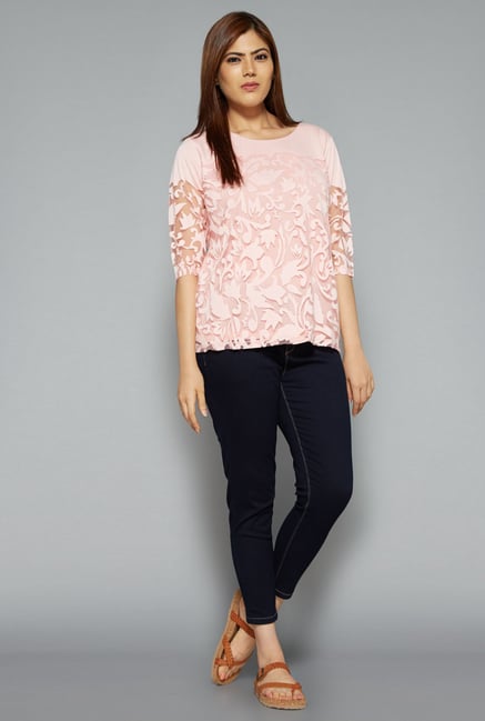 Gia by Westside Pink Viona Blouse Gia by Westside Pink Viona Blouse