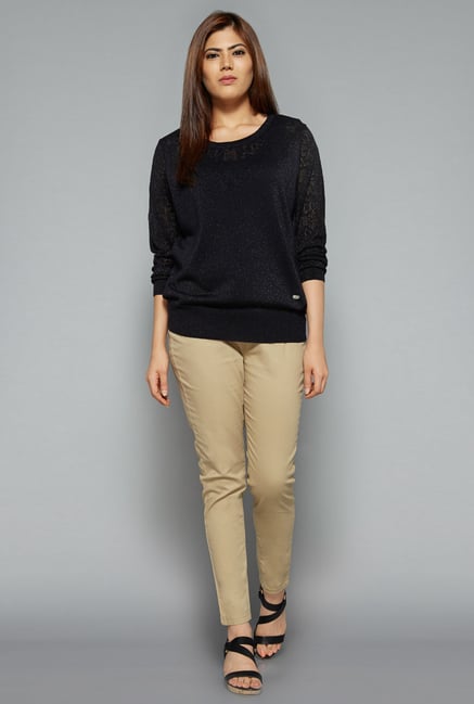 Gia by Westside Black Embellished Top Gia by Westside Black Embellished Top
