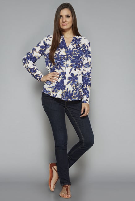 LOV by Westside White Roni Blouse LOV by Westside White Roni Blouse