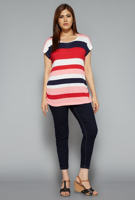 Gia by Westside Multicolor Gail Top Gia by Westside Multicolor Gail Top