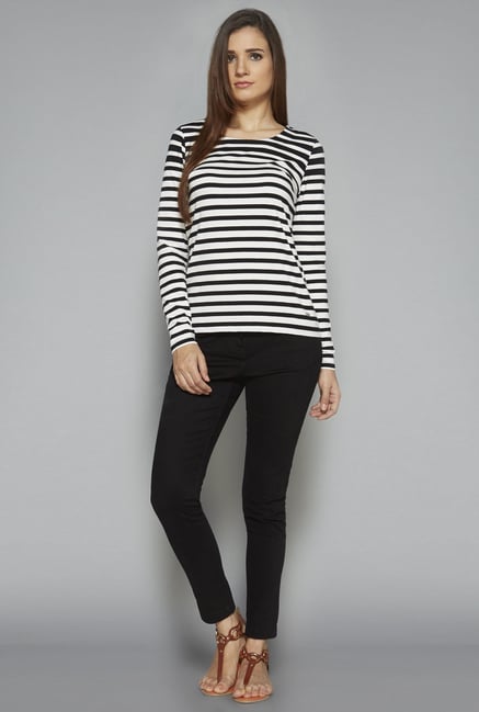 LOV by Westside Black & White Striped Top LOV by Westside Black & White Striped Top
