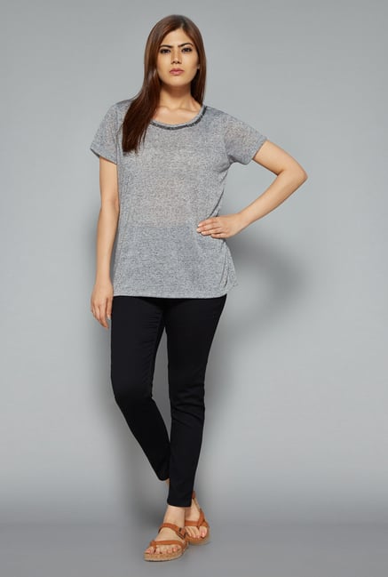 Gia by Westside Grey Abigail Top Gia by Westside Grey Abigail Top