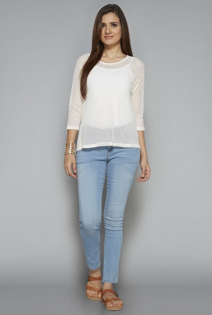 LOV by Westside White Jenica Top LOV by Westside White Jenica Top