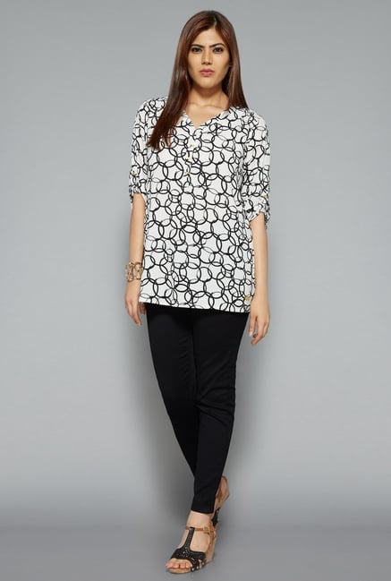 Gia by Westside Off White Cara Blouse Gia by Westside Off White Cara Blouse