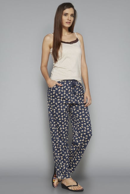 Intima by Westside Navy Printed Pyjama Intima by Westside Navy Printed Pyjama
