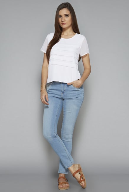 LOV by Westside White Breen Top LOV by Westside White Breen Top