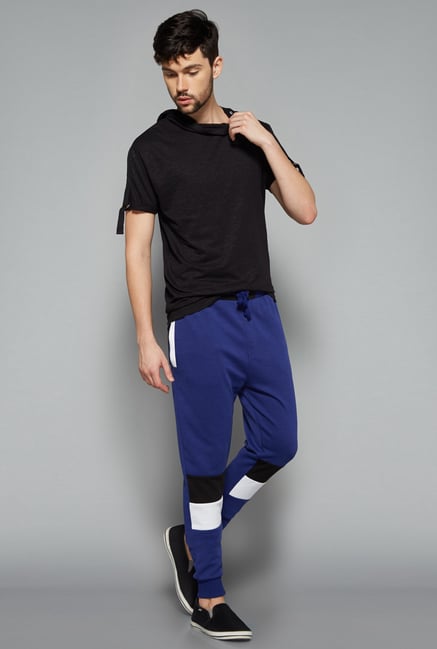 Nuon Men by Westside Blue Solid Jogger Nuon Men by Westside Blue Solid Jogger