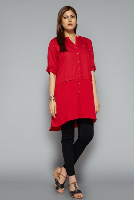 Gia by Westside Red Liza Top Gia by Westside Red Liza Top