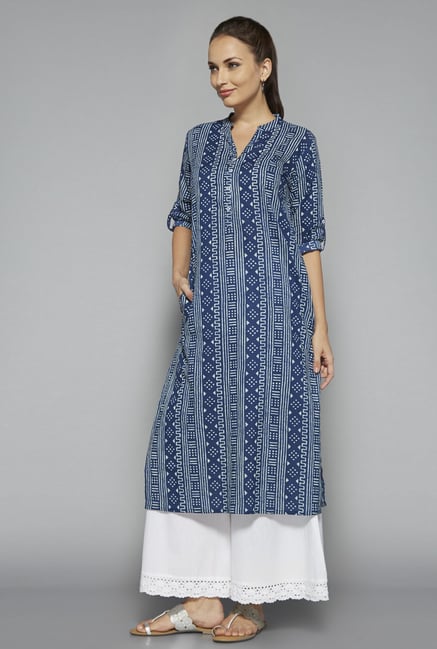 Utsa by Westside Indigo Printed Kurta Utsa by Westside Indigo Printed Kurta