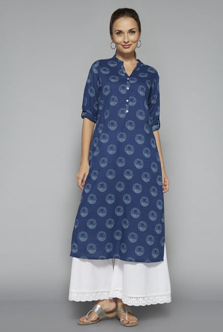 Utsa by Westside Indigo Printed Kurta Utsa by Westside Indigo Printed Kurta