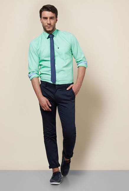 Provogue Green Slim Fit Shirt Provogue Green Slim Fit Shirt