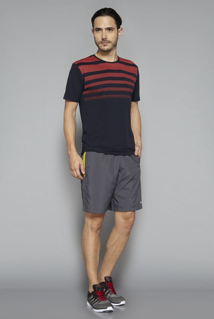 Westsport by Westside Grey Solid Shorts Westsport by Westside Grey Solid Shorts