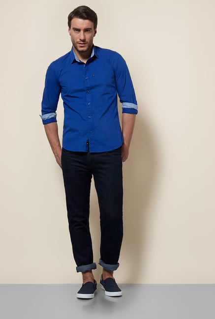 Provogue Cobalt Slim Fit Shirt Provogue Cobalt Slim Fit Shirt