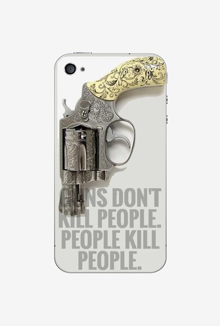 Ziddi GUN Hard Back Cover for iPhone 4S (Multi) Ziddi GUN Hard Back Cover for iPhone 4S (Multi)