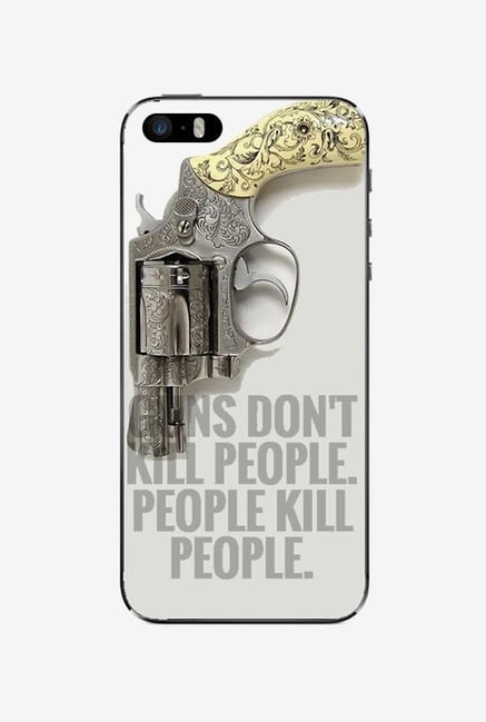 Ziddi GUN Hard Back Cover for iPhone 5 (Multi) Ziddi GUN Hard Back Cover for iPhone 5 (Multi)