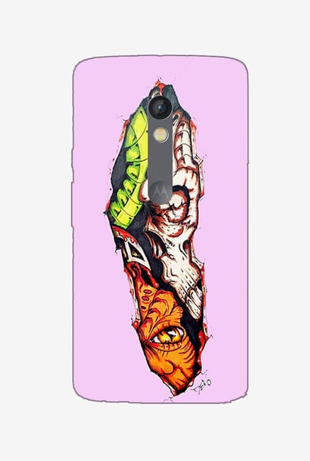 Ziddi HALFSKULS Hard Back Cover for Moto X Play (Multi) Ziddi HALFSKULS Hard Back Cover for Moto X Play (Multi)