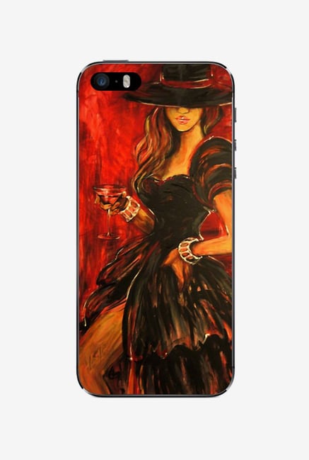 Ziddi HATGRLPNT Hard Back Cover for iPhone 5 (Multi) Ziddi HATGRLPNT Hard Back Cover for iPhone 5 (Multi)