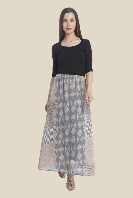 Vero Moda Green Printed Skirt Vero Moda Green Printed Skirt
