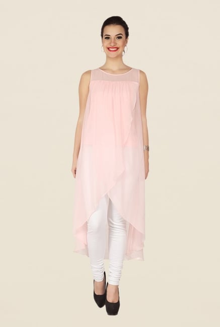 Soie Baby Pink Solid Top Soie Baby Pink Solid Top