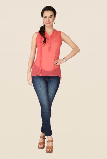 Soie Pink Solid Top Soie Pink Solid Top