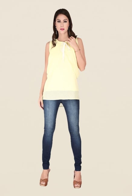 Soie Yellow Printed Top Soie Yellow Printed Top
