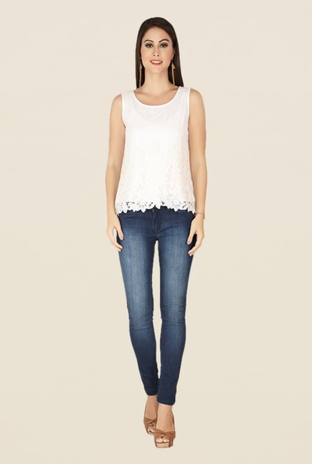 Soie Off White Lace Top Soie Off White Lace Top
