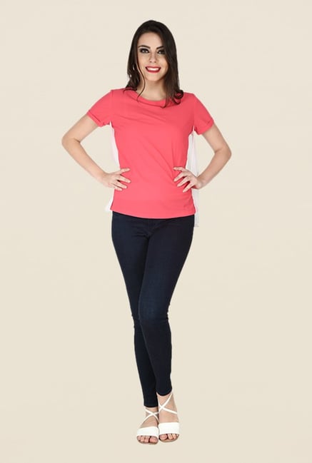 Soie Pink Solid Top Soie Pink Solid Top
