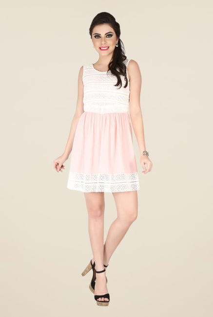 Soie Pink Lace Dress Soie Pink Lace Dress