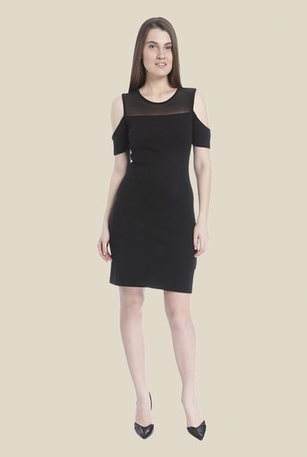 Vero Moda Black Solid Dress Vero Moda Black Solid Dress