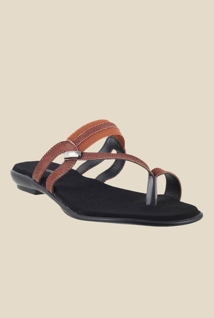 Metro Brown Toe Ring Sandals Metro Brown Toe Ring Sandals