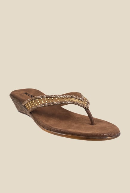 Mochi Antique Gold Thong Sandals Mochi Antique Gold Thong Sandals