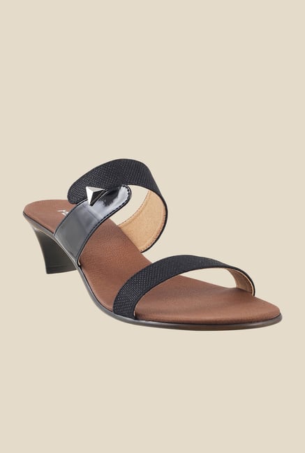 Metro Black Casual Sandals Metro Black Casual Sandals