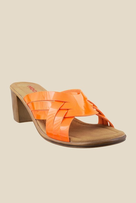 Mochi Orange Casual Sandals Mochi Orange Casual Sandals