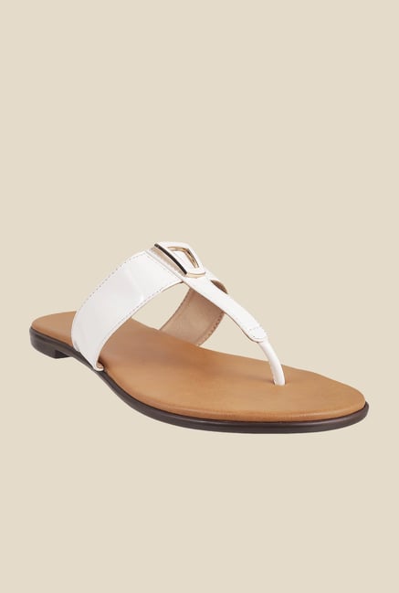Metro White T-Strap Sandals Metro White T-Strap Sandals
