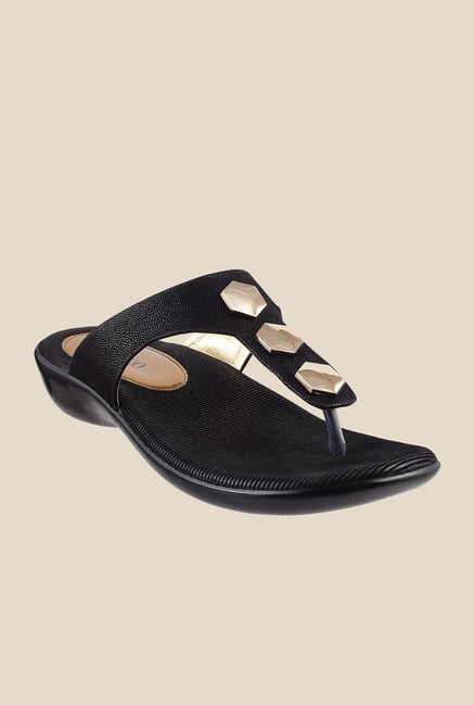 Metro Black T-Strap Sandals Metro Black T-Strap Sandals