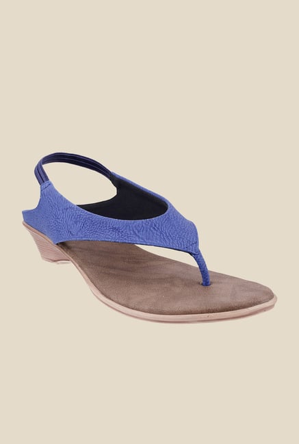 Metro Blue Sling Back Wedges Metro Blue Sling Back Wedges