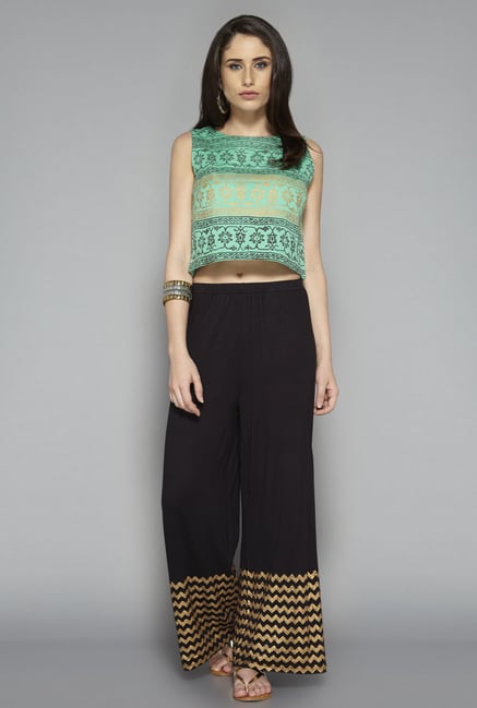 Bombay Paisley by Westside Green Printed Top Bombay Paisley by Westside Green Printed Top