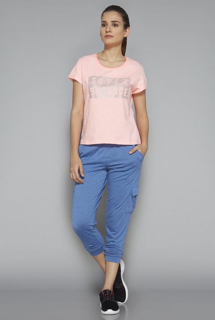 Westsport by Westside Pink Printed T-Shirt Westsport by Westside Pink Printed T-Shirt