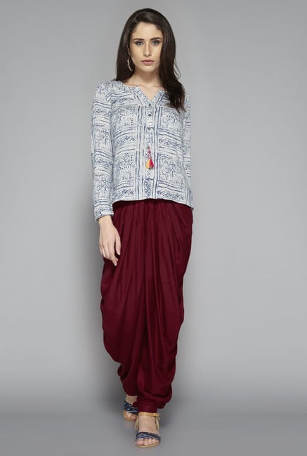 Bombay Paisley by Westside Navy Printed Tunic Bombay Paisley by Westside Navy Printed Tunic